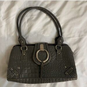 vintage grey y2k shoulder bag